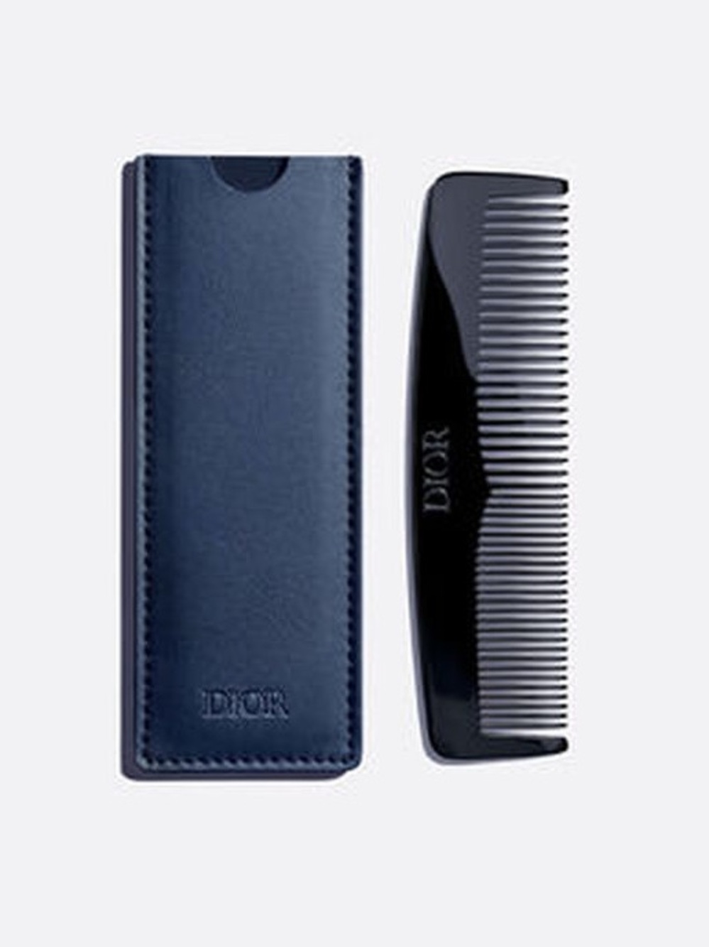 Dior Beauty Navy Blue Hair Comb with Pouch